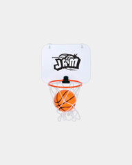 Custom plastic mini basketball set for office fun - White