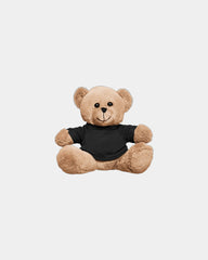 Custom plush bear with T-shirt 7" stuffed toy - Black