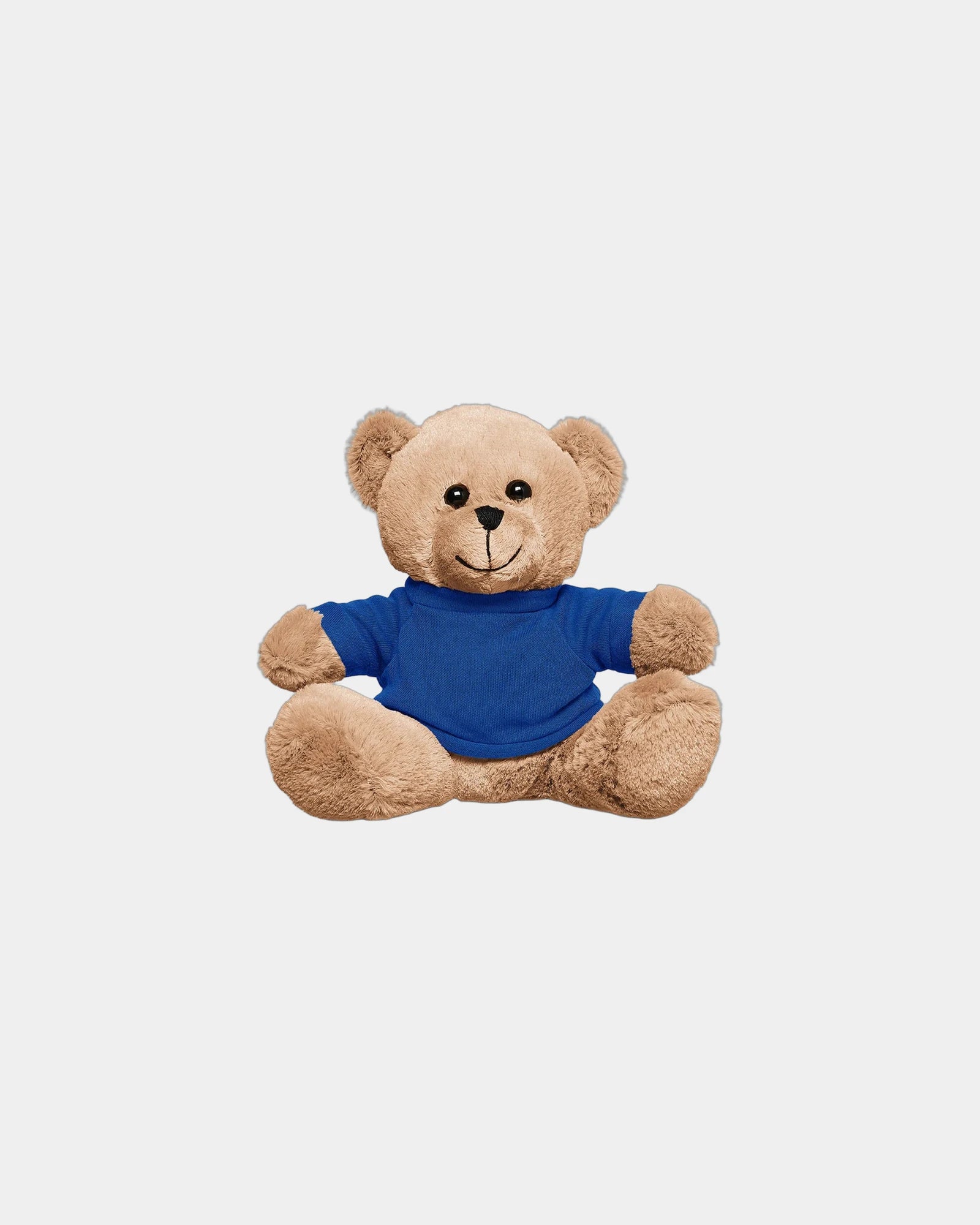 Custom plush bear with T-shirt 7" stuffed toy - Navy Blue