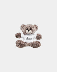 Custom plush bear with T-shirt 7" toy - White