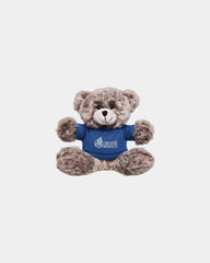 Custom plush bear with T-shirt 7" toy - Reflex Blue