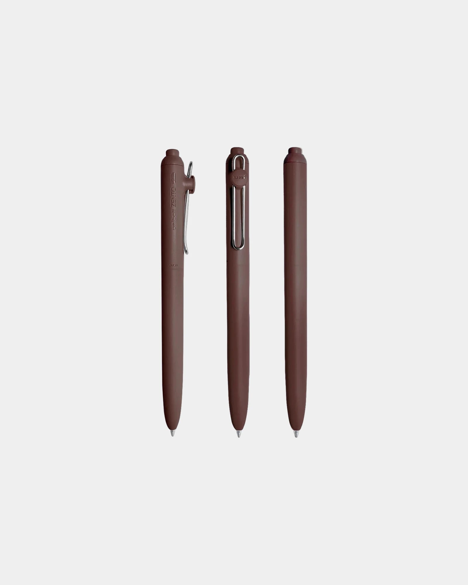Custom recycled gel retractable pen Zento Boho - Umber