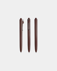 Custom recycled gel retractable pen Zento Boho - Umber