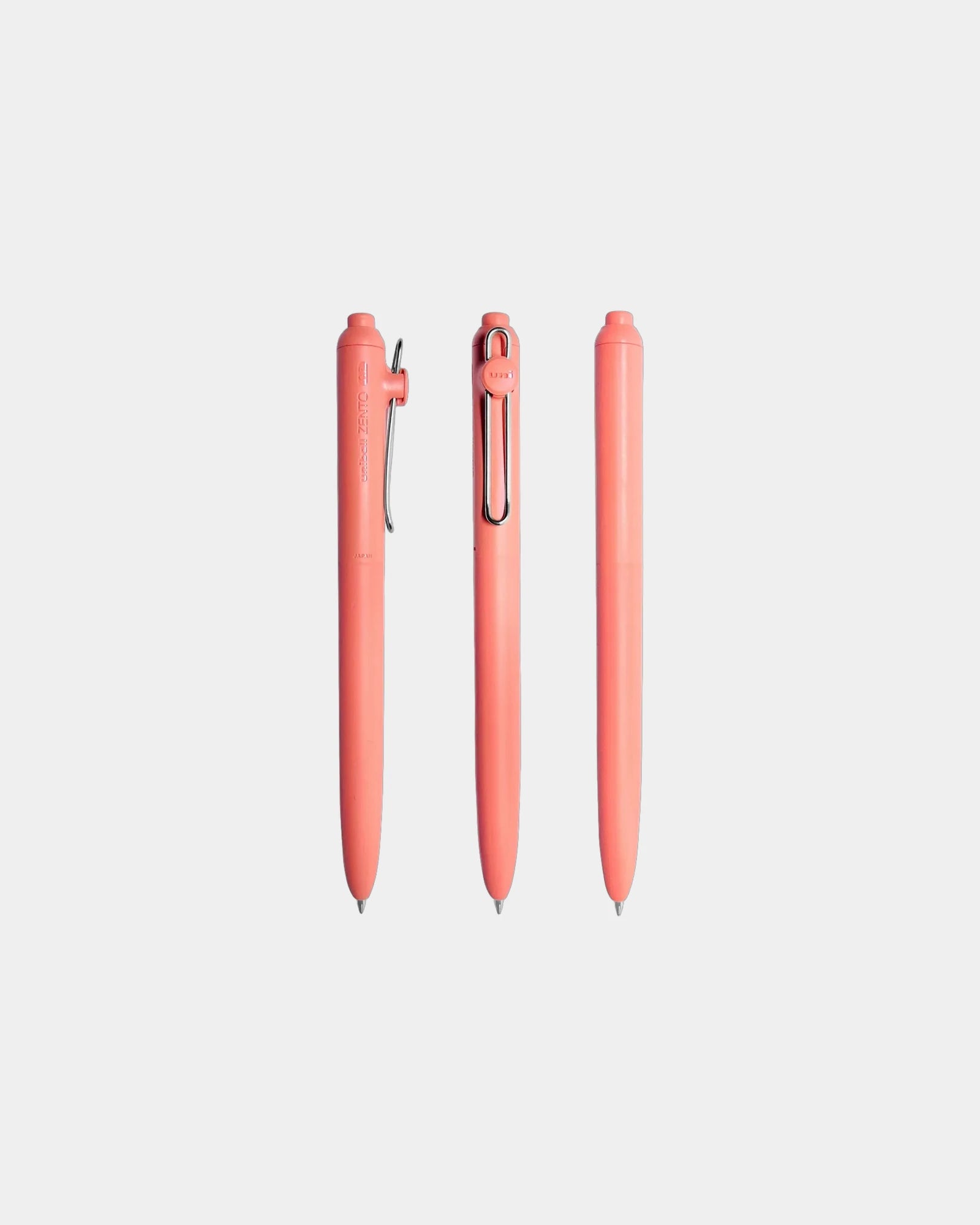 Custom recycled gel retractable pen Zento Boho - Adobe