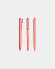 Custom recycled gel retractable pen Zento Boho - Adobe