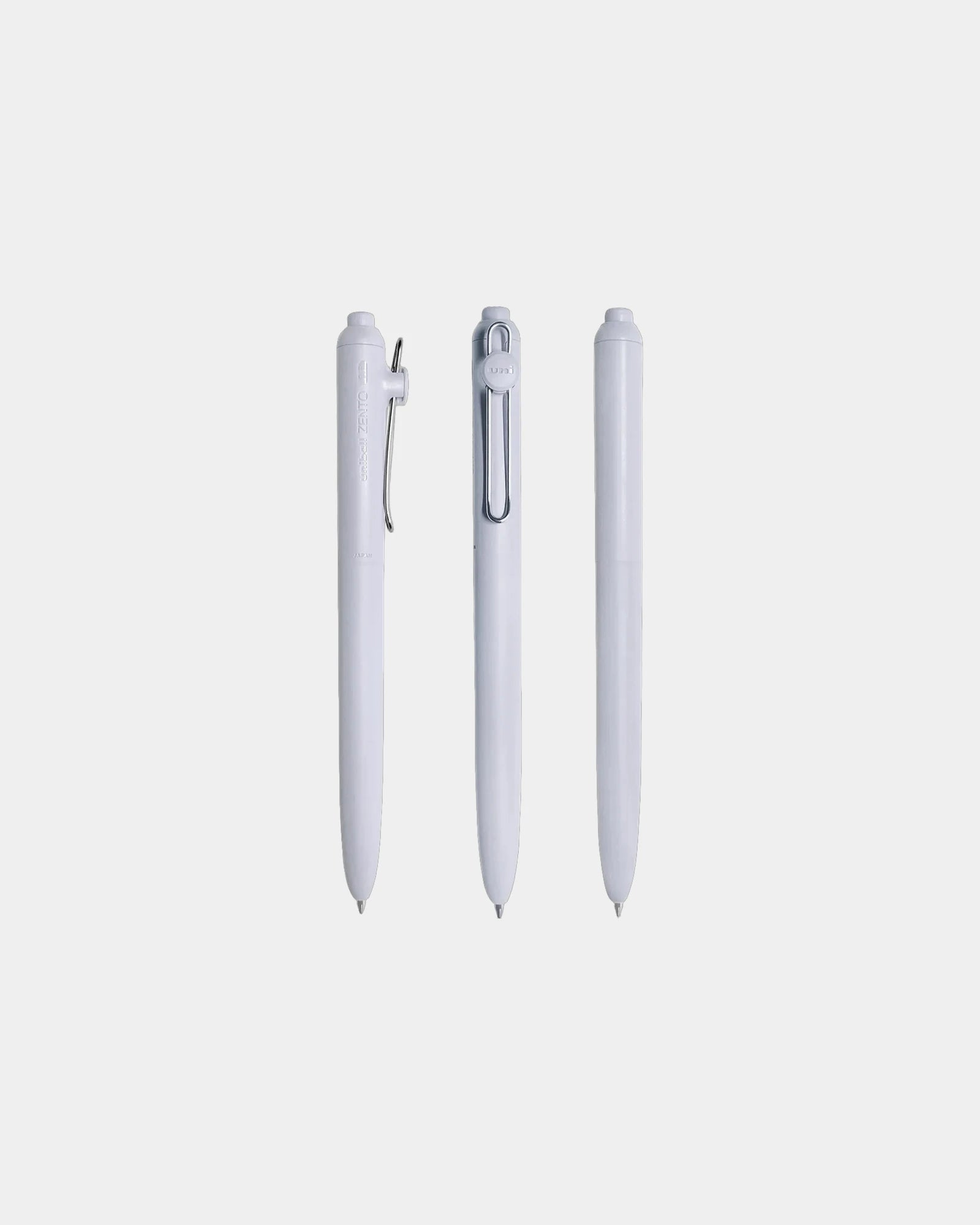 Custom Zento retractable gel pen with 0.7mm point - Fog