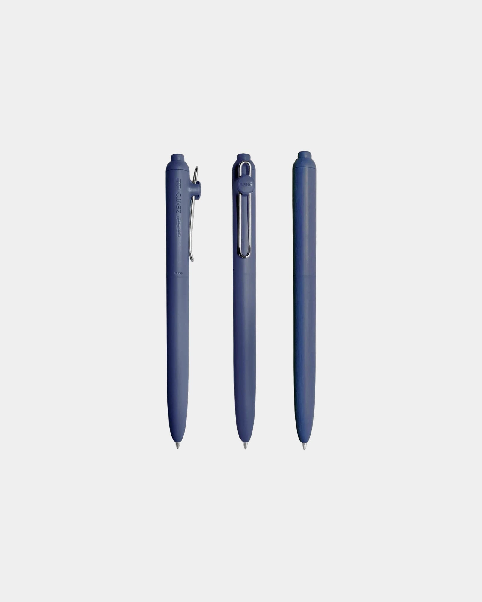 Custom Zento retractable gel pen with 0.7mm point - Coastal