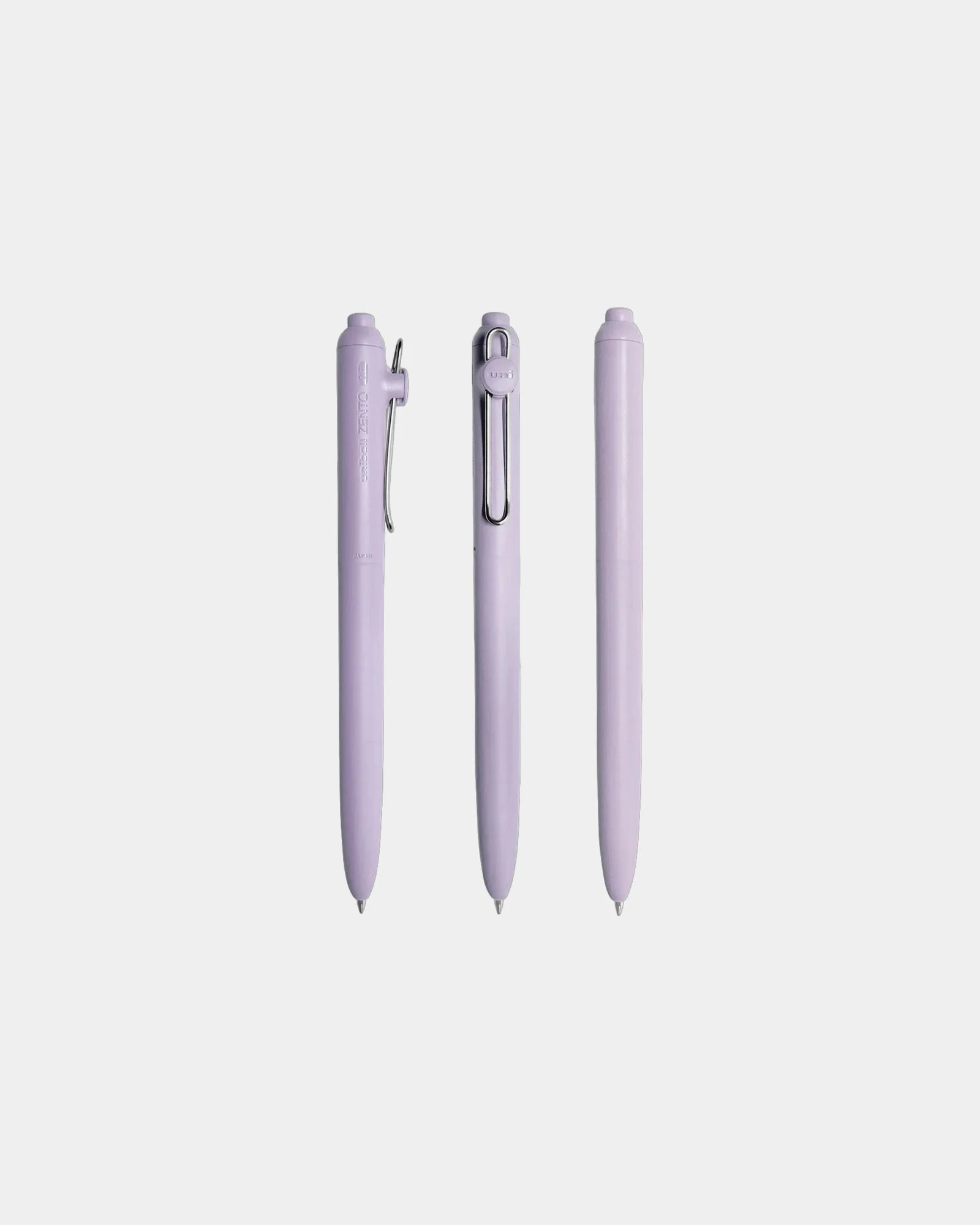 Custom Zento retractable gel pen with 0.7mm point - Lavender