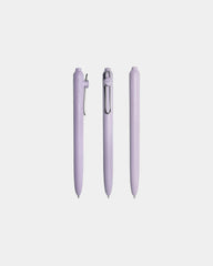 Custom Zento retractable gel pen with 0.7mm point - Lavender