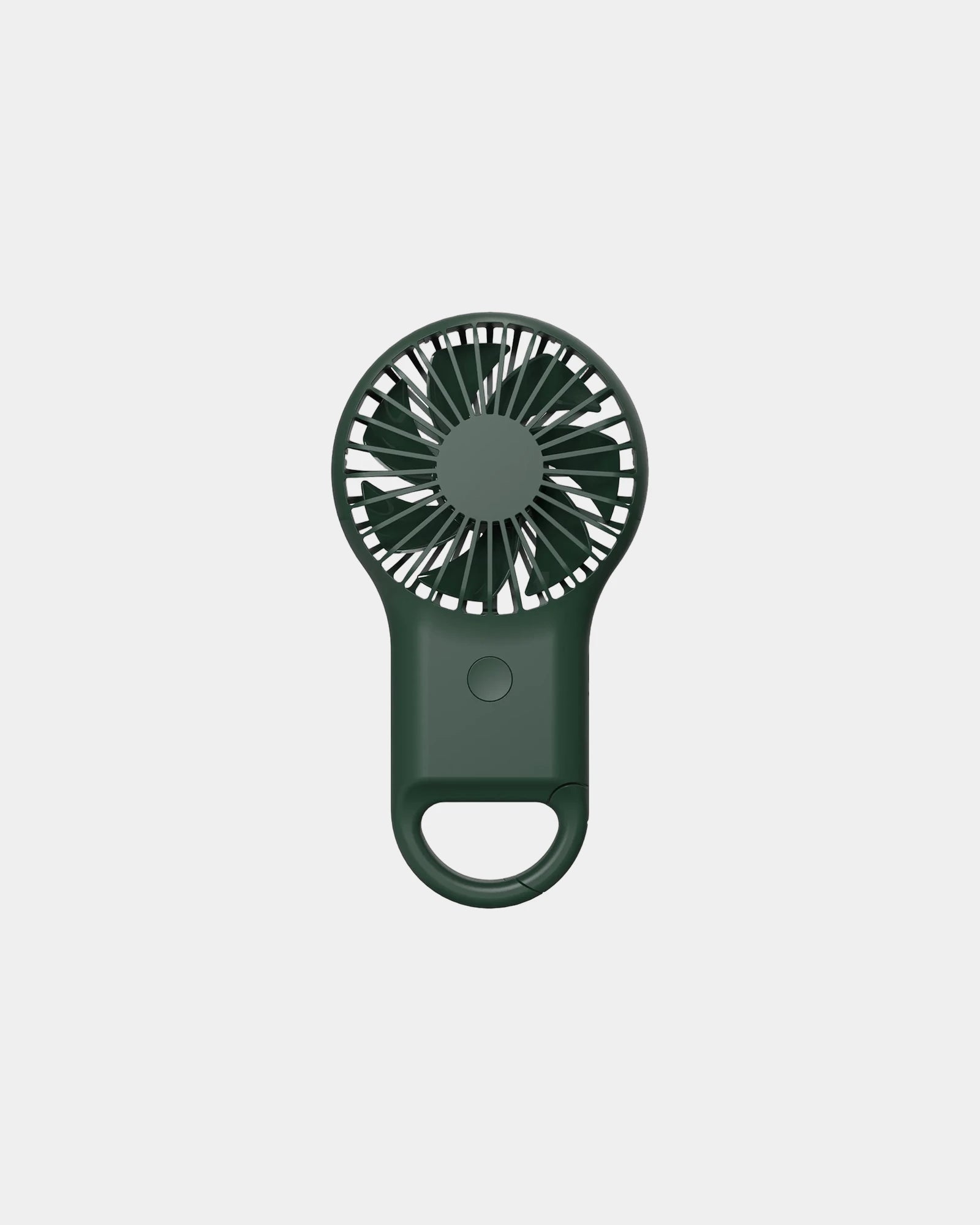 Custom ABS handheld USB mini fan, 800 mAh battery - Green