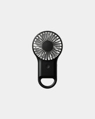 Custom ABS handheld USB mini fan, 800 mAh battery - Black