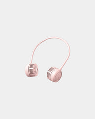 Custom ABS portable neck fan with 360 airflow - Pink