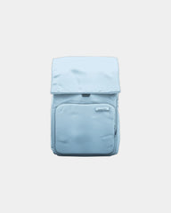 Custom polyester camera backpack with dividers - Misty Blue
