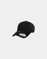 Custom mesh trucker snapback cap Flexfit nu Series - Black