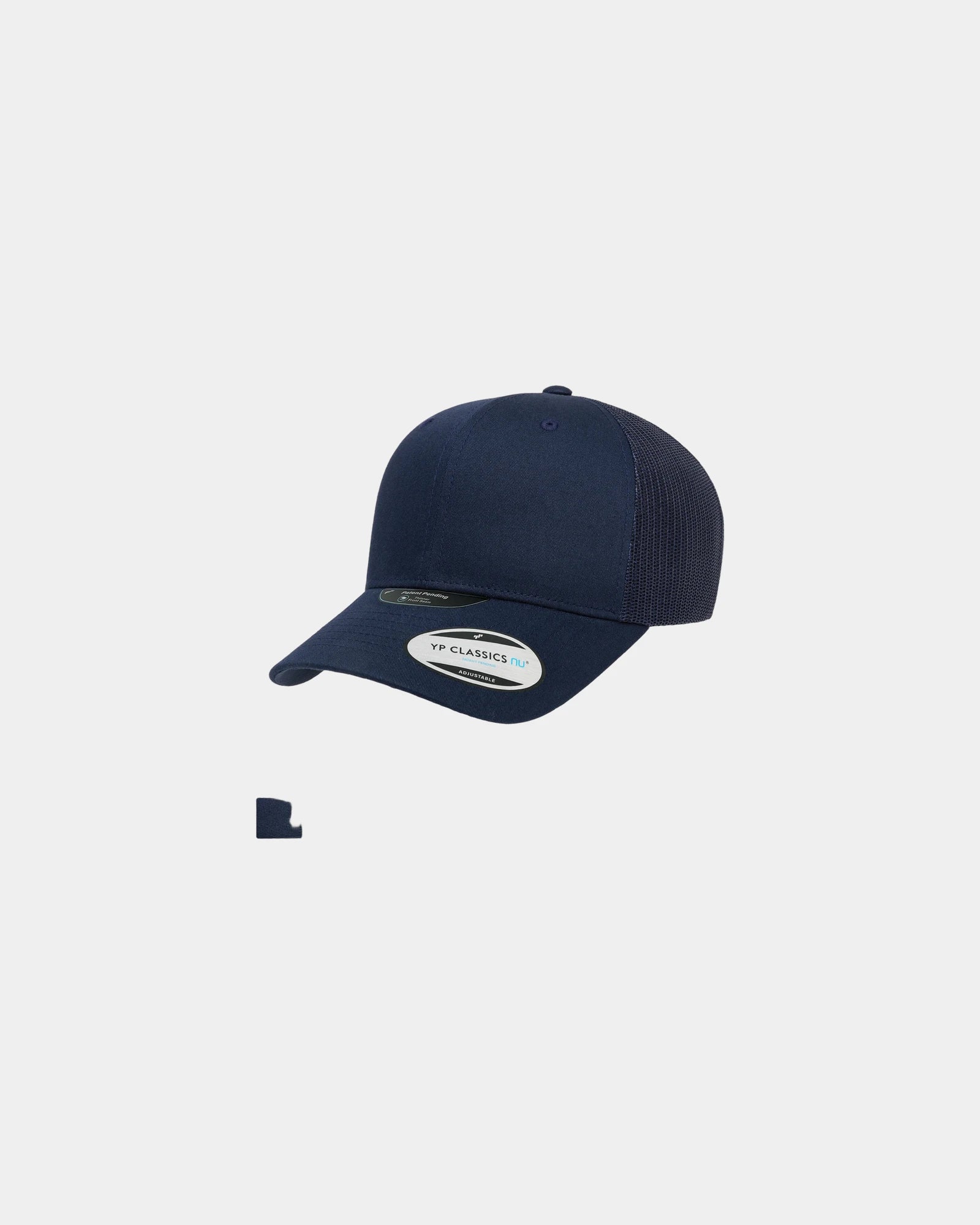 Custom mesh trucker snapback cap Flexfit nu Series - Navy