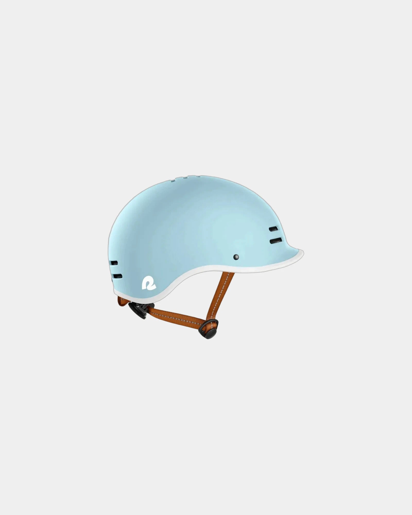 Custom ABS bike and skate helmet with built-in visor - Matte Cool Mint