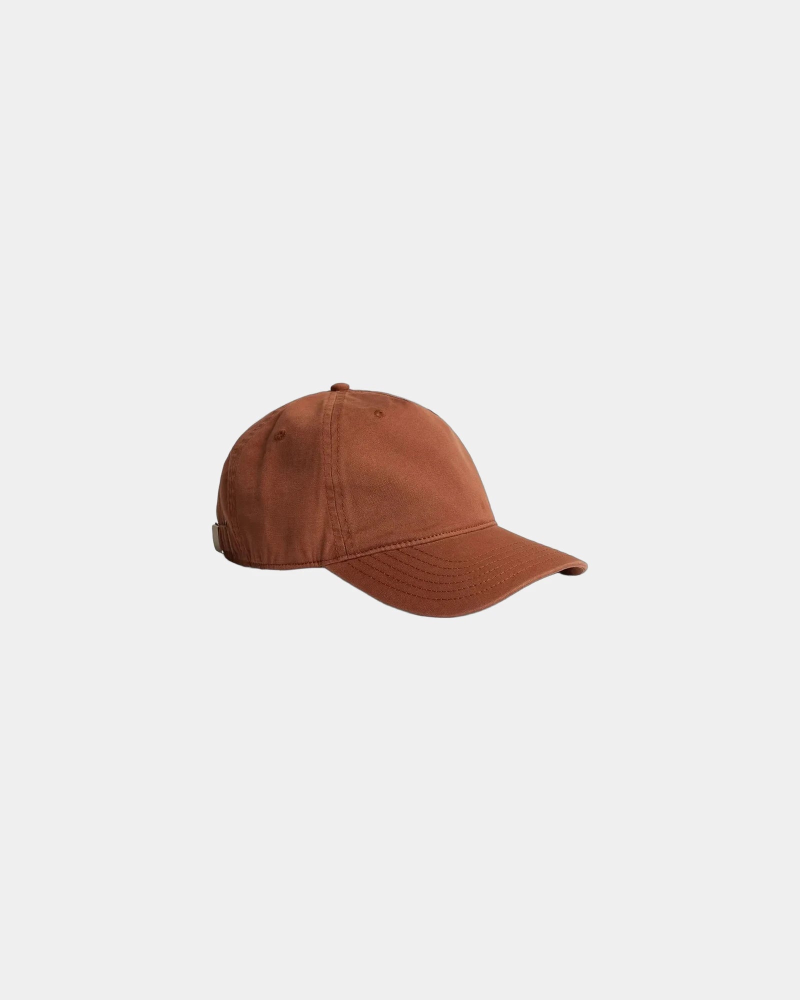 Custom cotton five-panel cap UPF 50+ low-profile fit - Clay