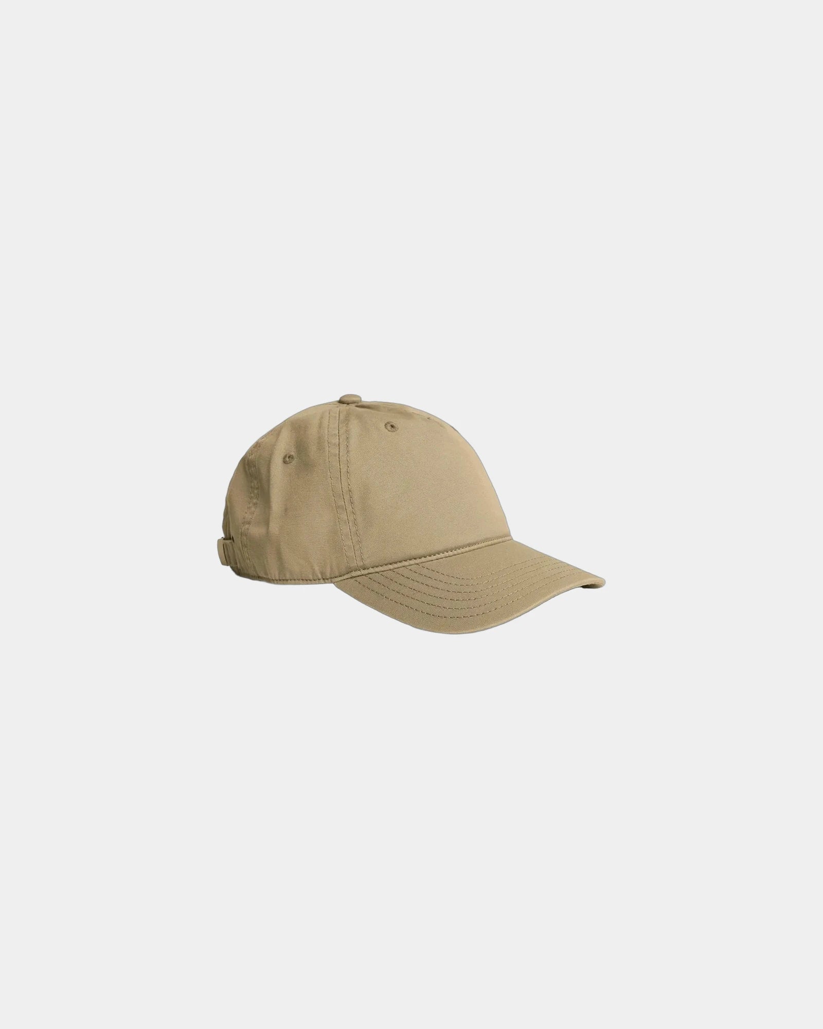 Custom cotton five-panel cap UPF 50+ low-profile fit - Sand