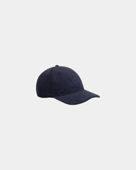 Custom corduroy six-panel cap with curved peak - Midnight Blue