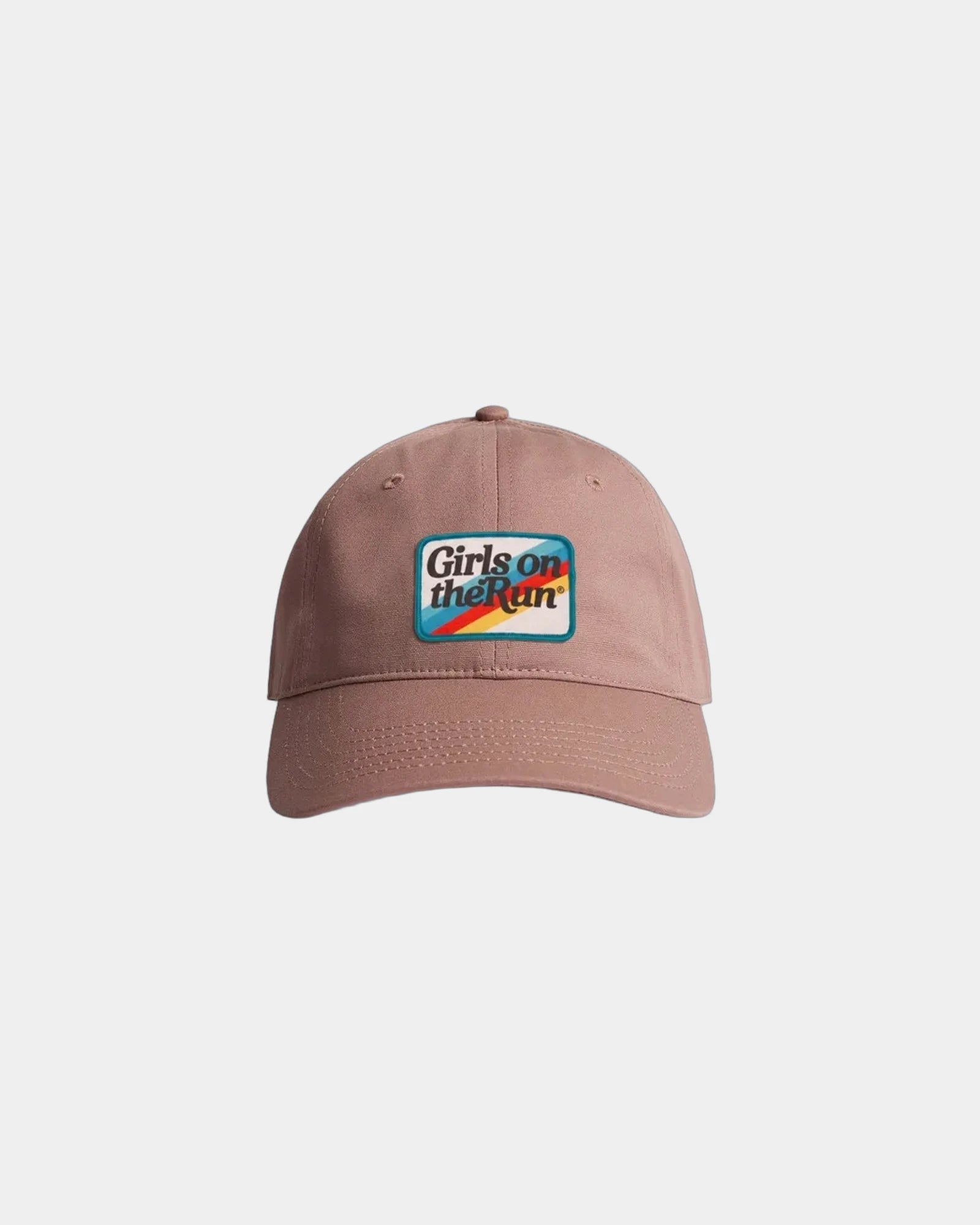 Custom cotton six-panel cap women's lightweight fit - Hazy Pink