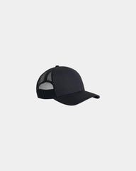 Custom recycled mesh mid-profile trucker cap UPF 50+ - Navy