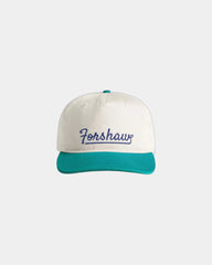 Custom two-tone cotton five-panel cap UPF 50+ - Natural/Charlotte