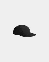 Custom recycled five-panel performance cap UPF 50+ - Black