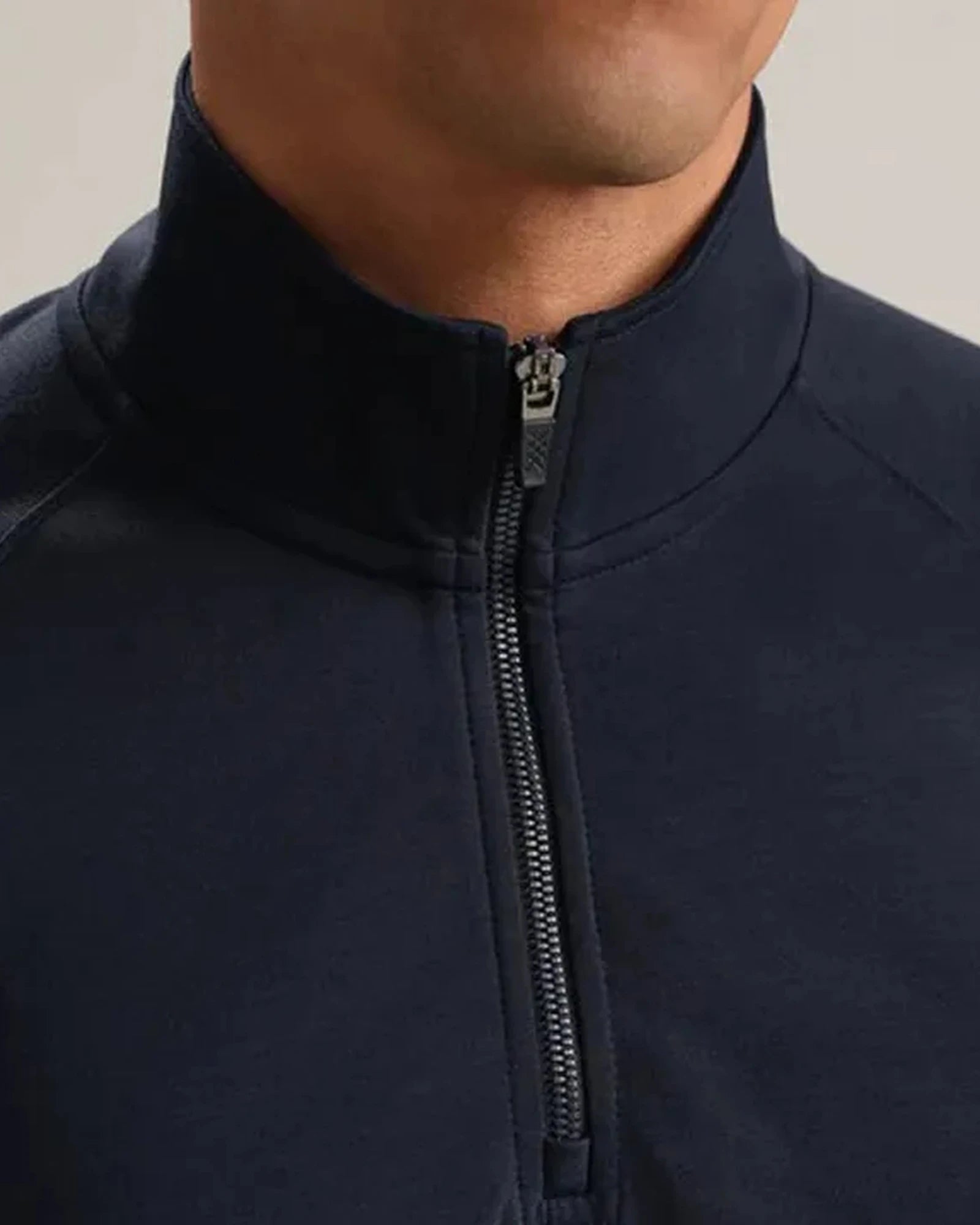 Custom recycled polyester 1/4 zip pullover jacket - 2
