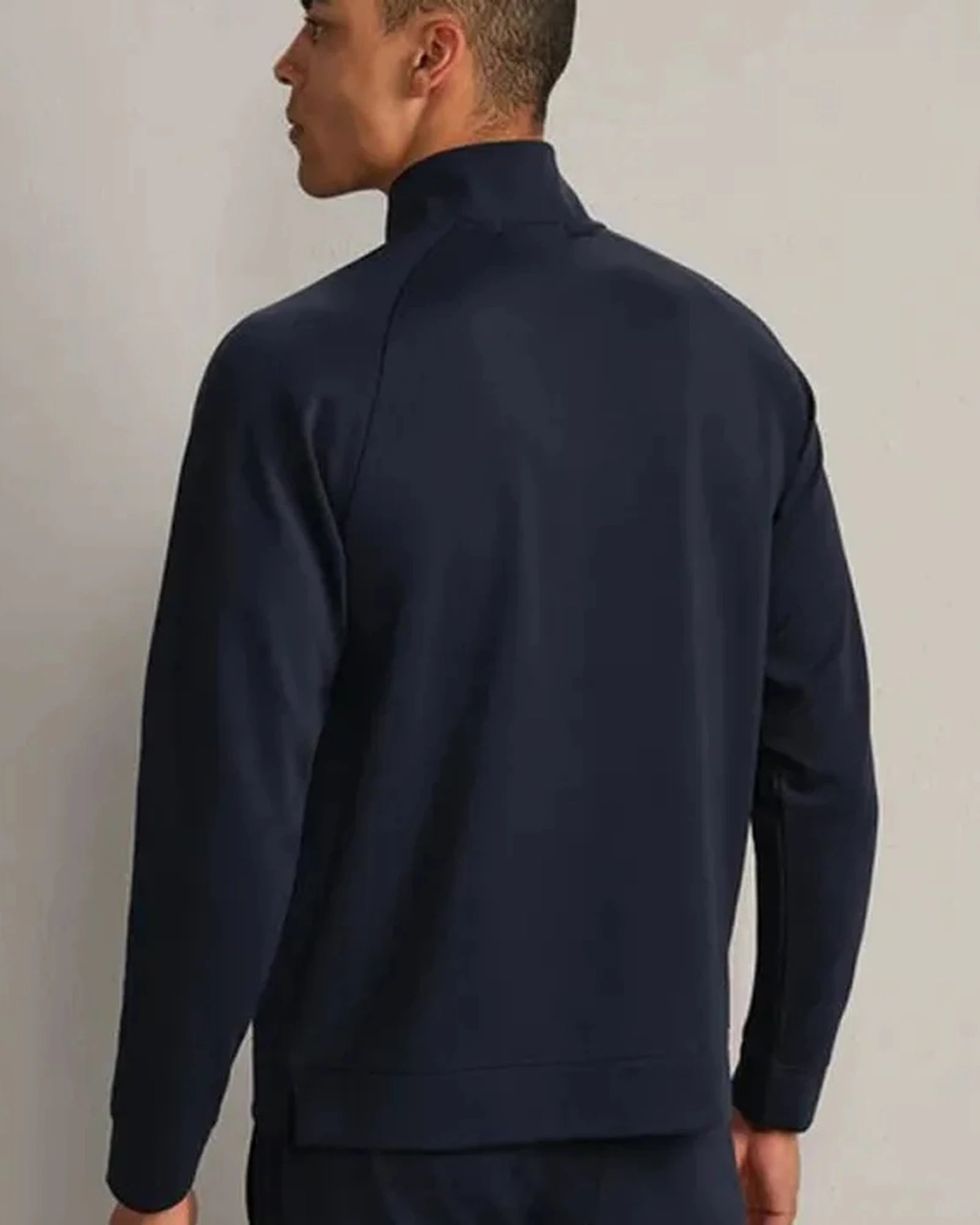 Custom recycled polyester 1/4 zip pullover jacket - 1