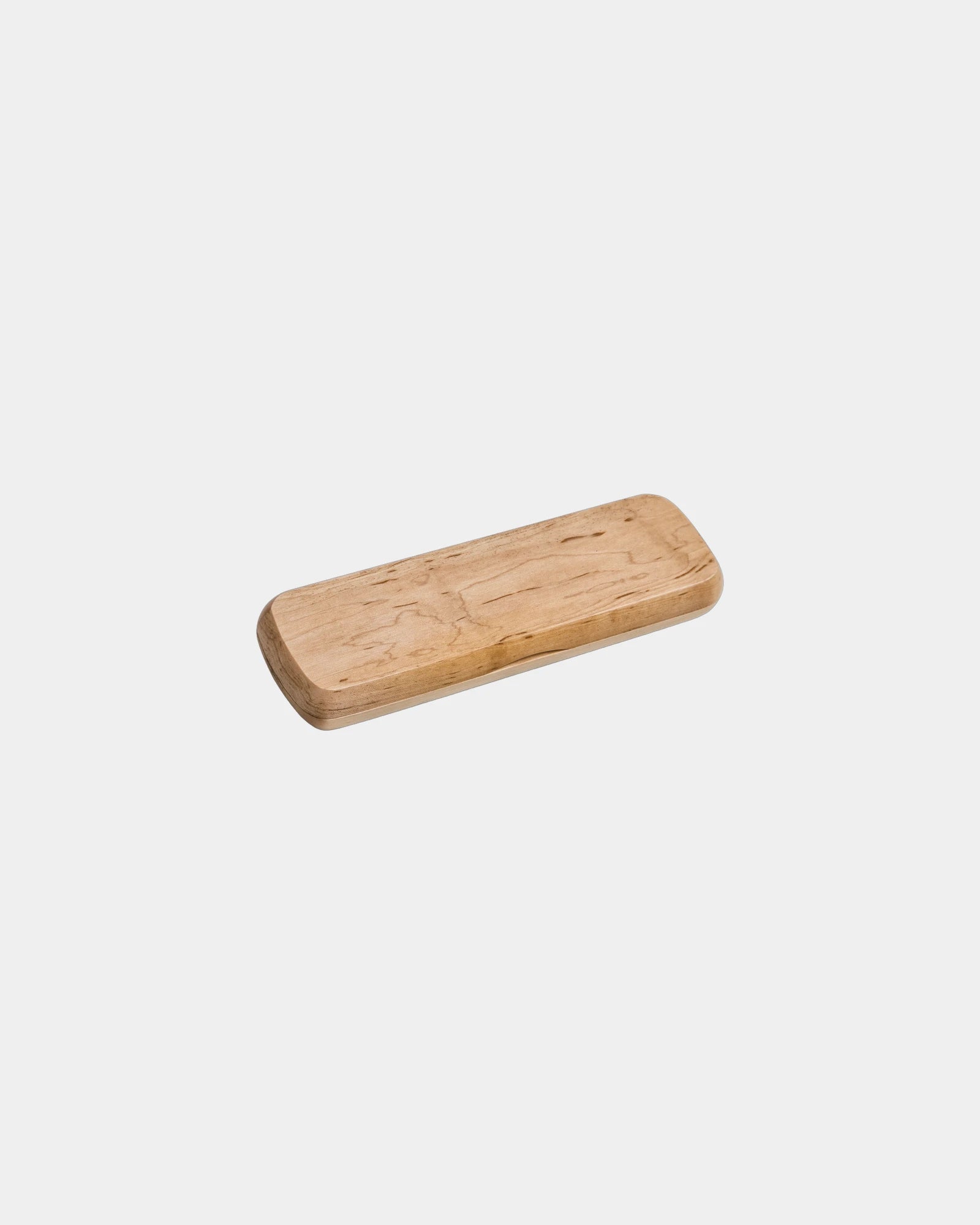 Custom maple wood pen box with laser engraving - Light Brown