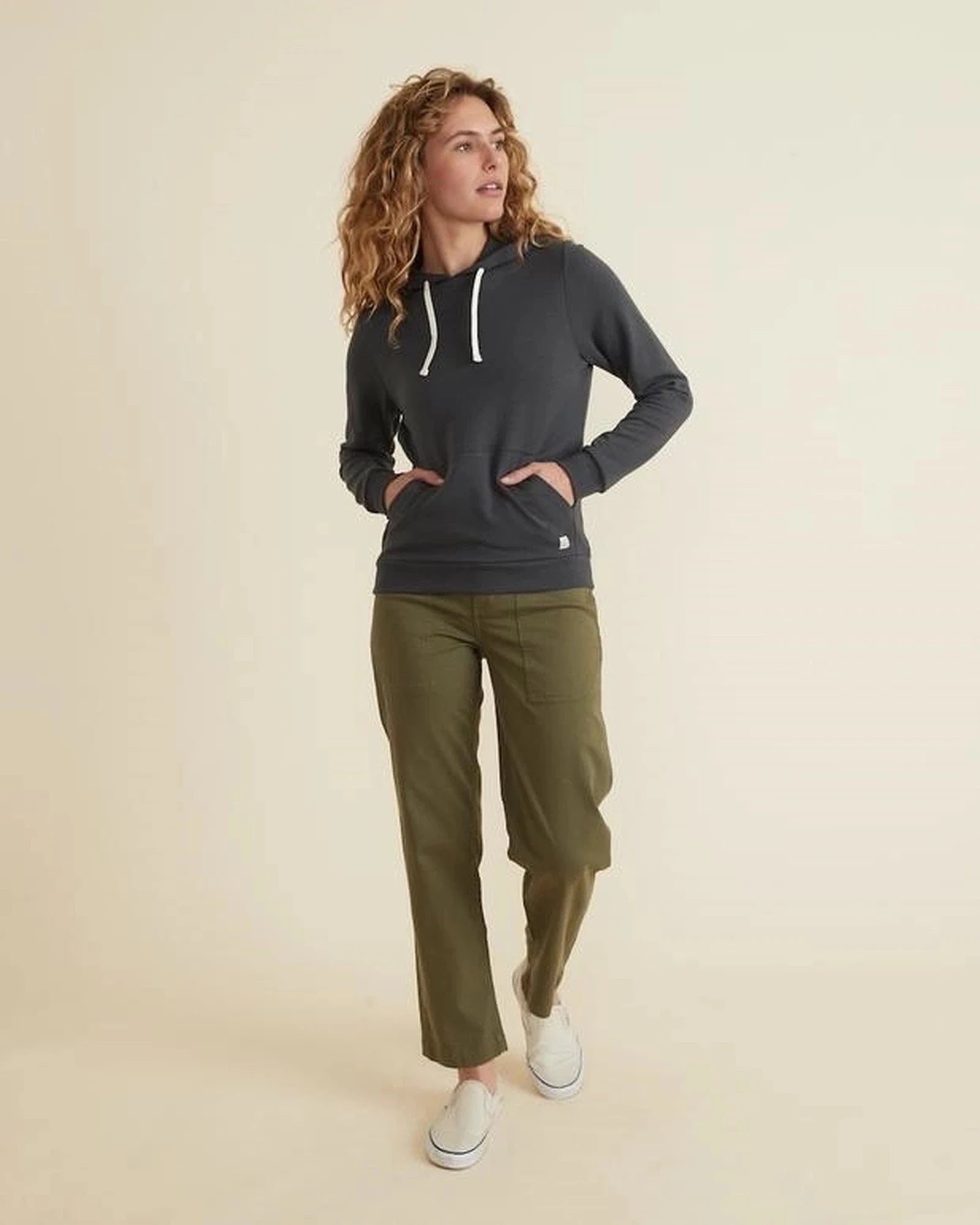 Custom sustainable women's pullover hoodie Marine Layer - 4
