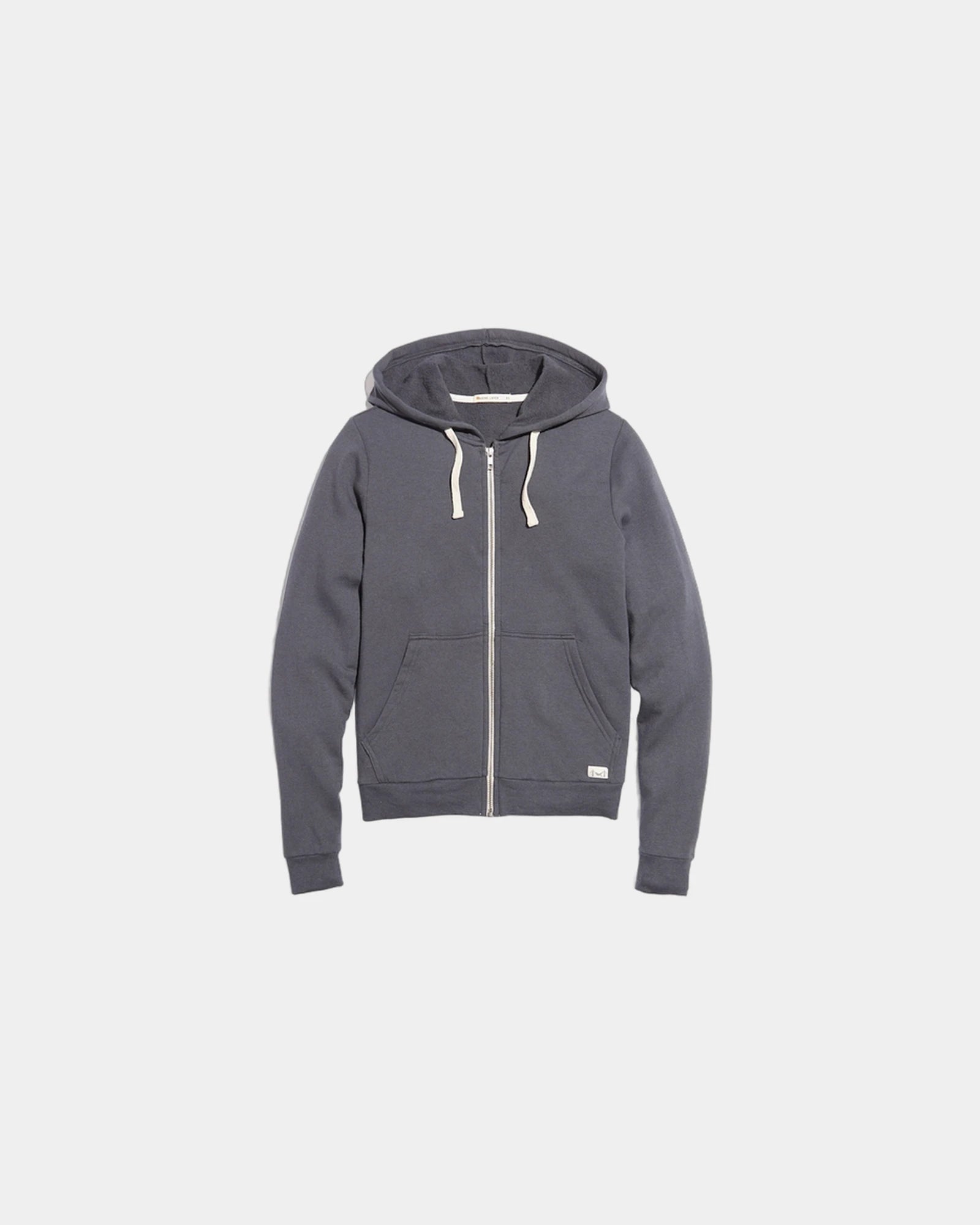 Custom women's Supima cotton blend afternoon hoodie - Asphalt Grey