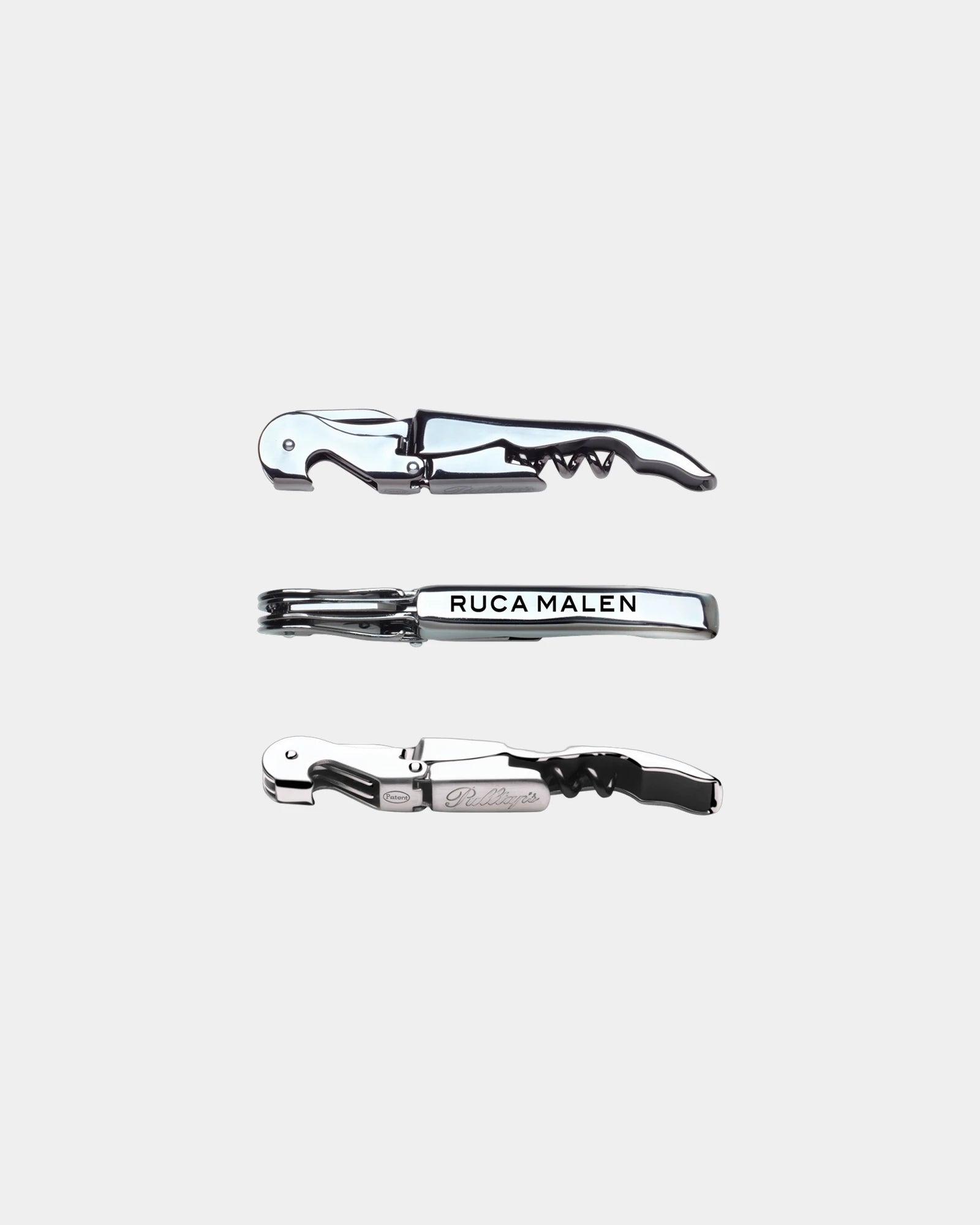 Custom stainless steel Pulltap's Premium corkscrew - Chrome