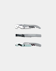 Custom stainless steel Pulltap's serrated corkscrew - Gray