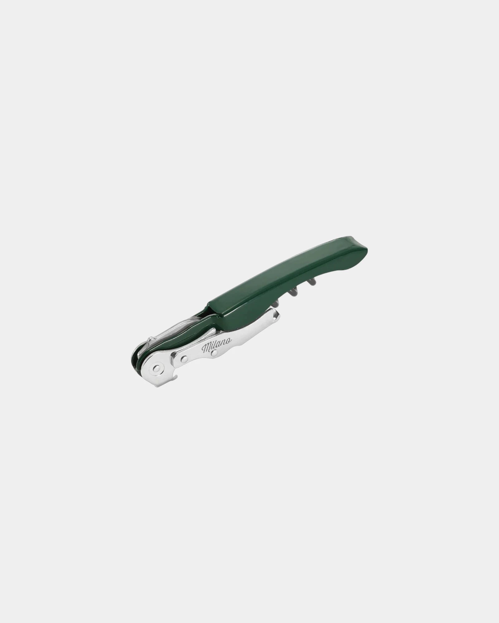 Custom stainless steel professional corkscrew tool - Dark Green