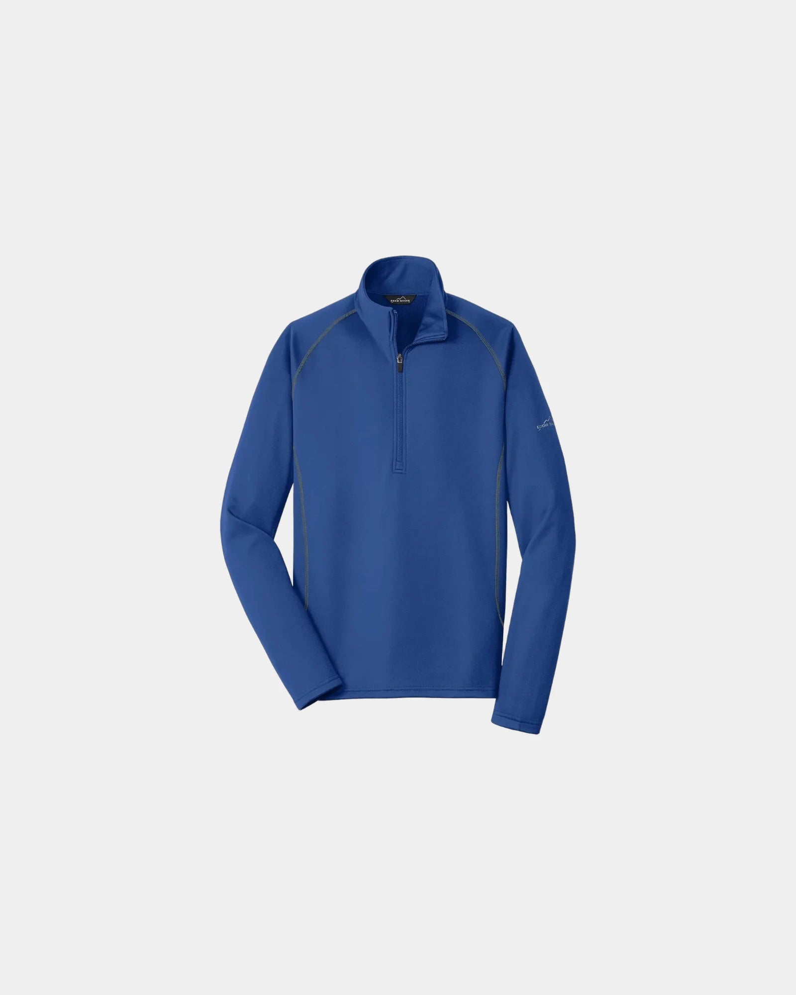 Custom fleece half-zip pullover for teams - Cobalt Blue