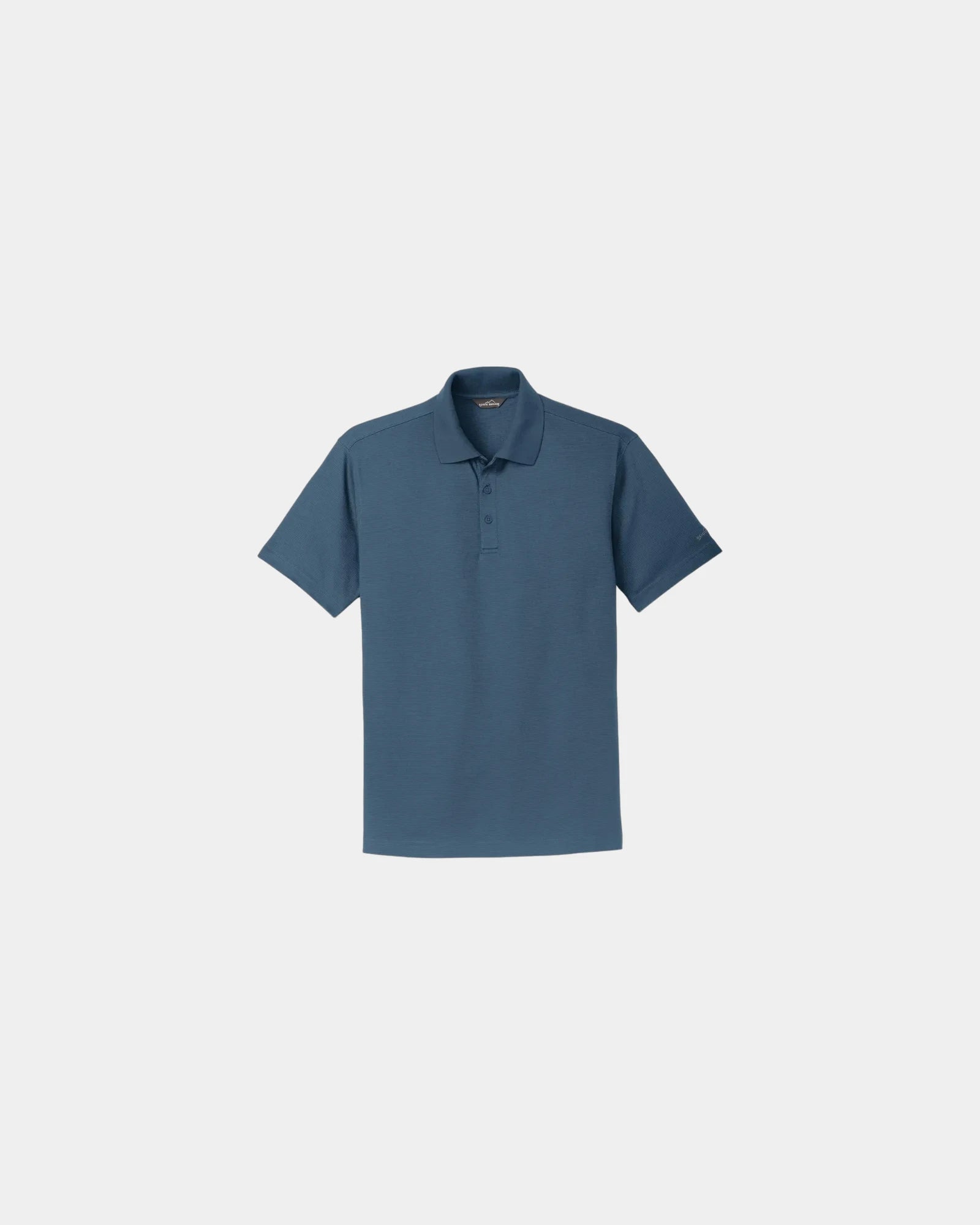 Custom Eddie Bauer performance polo with UPF 30 - Coast Blue