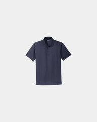 Custom Eddie Bauer performance polo with UPF 30 - Navy Blue