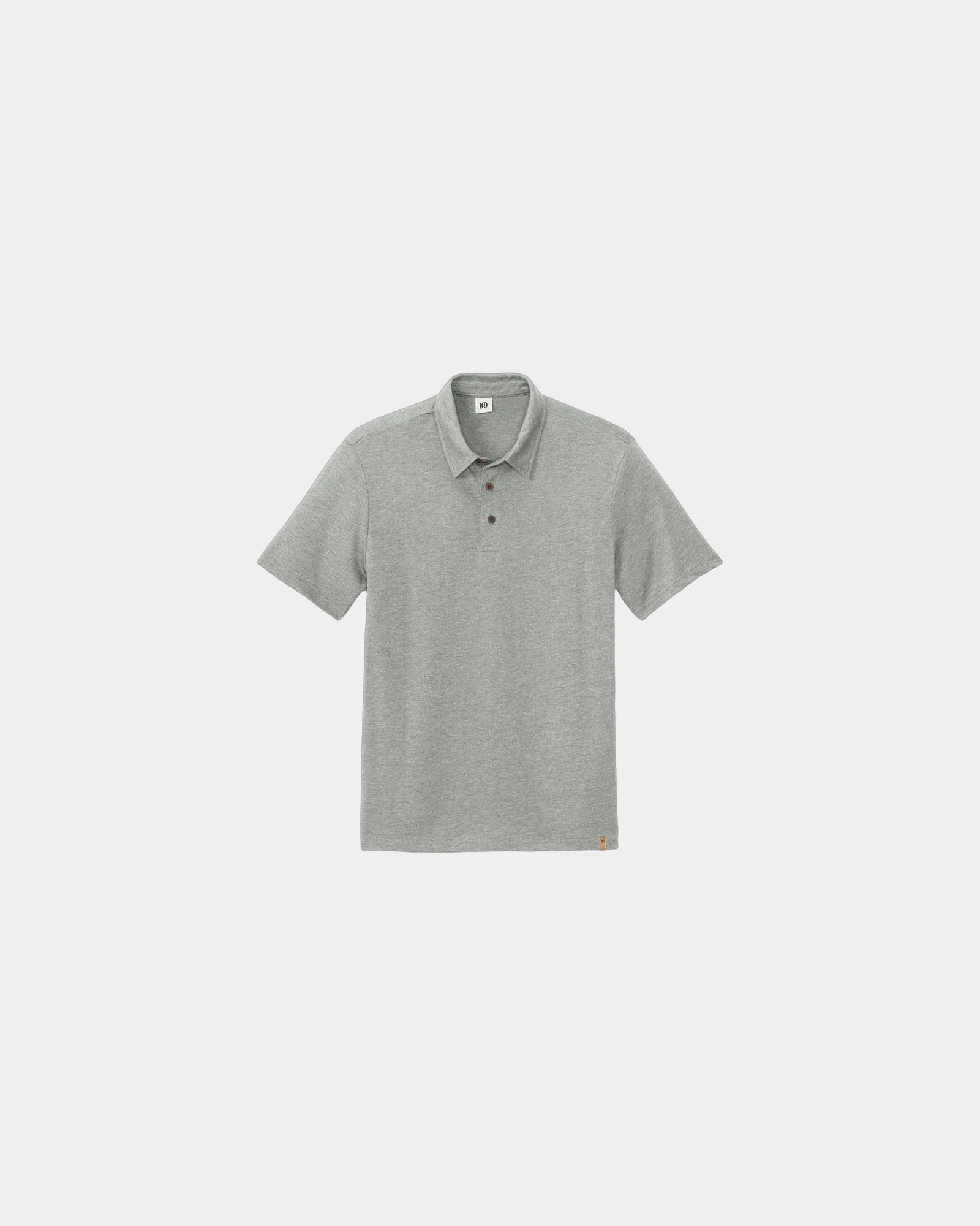 Custom Tentree TreeBlend polo with 4-way stretch - Gray