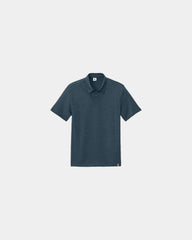 Custom Tentree TreeBlend polo with 4-way stretch - Blue