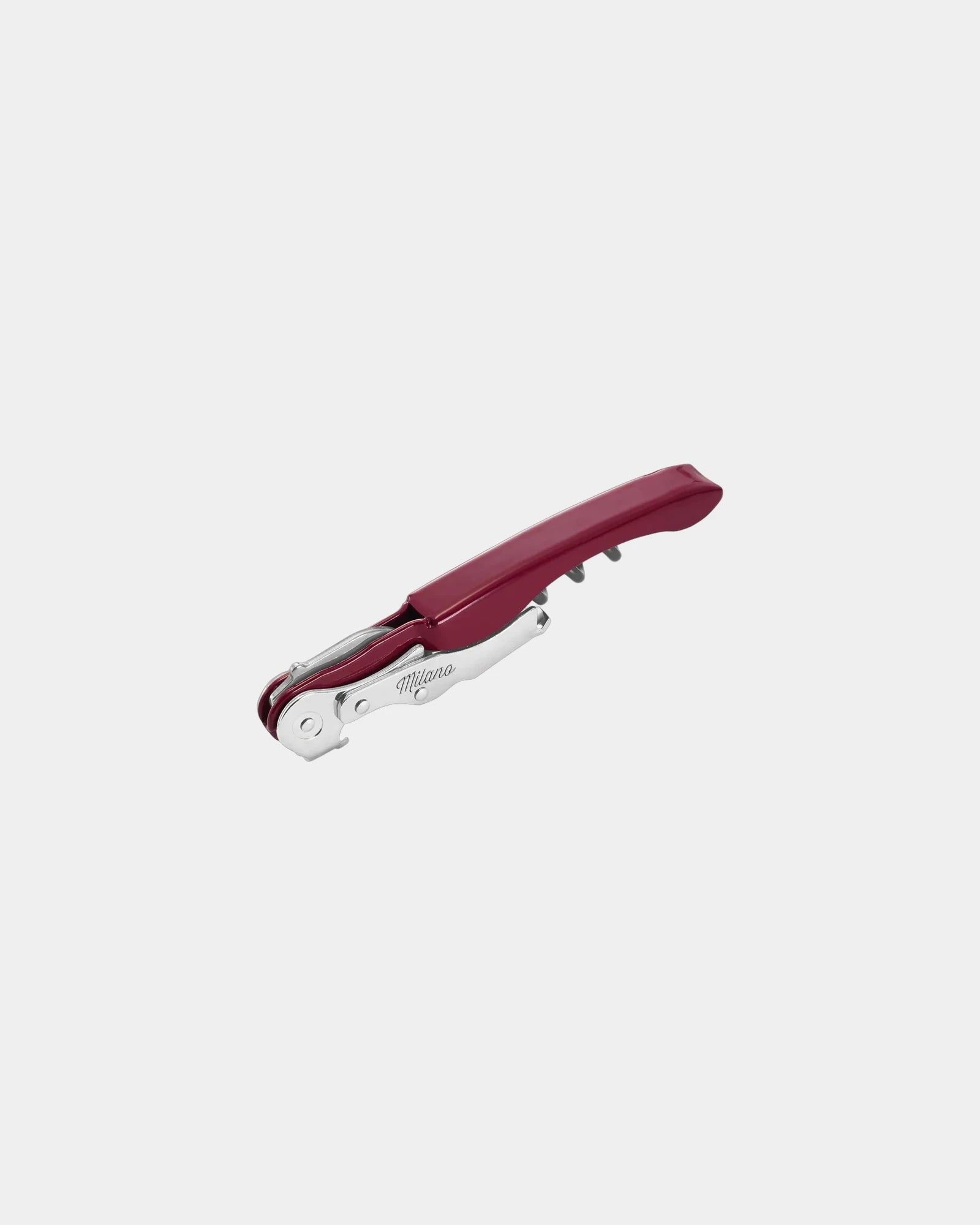 Custom stainless steel Milano Plus corkscrew - Burgundy