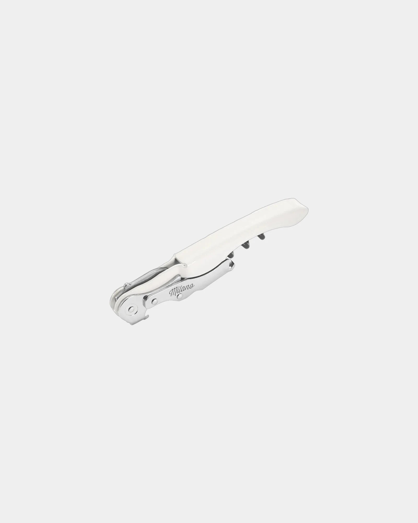 Custom stainless steel Milano Plus corkscrew - White