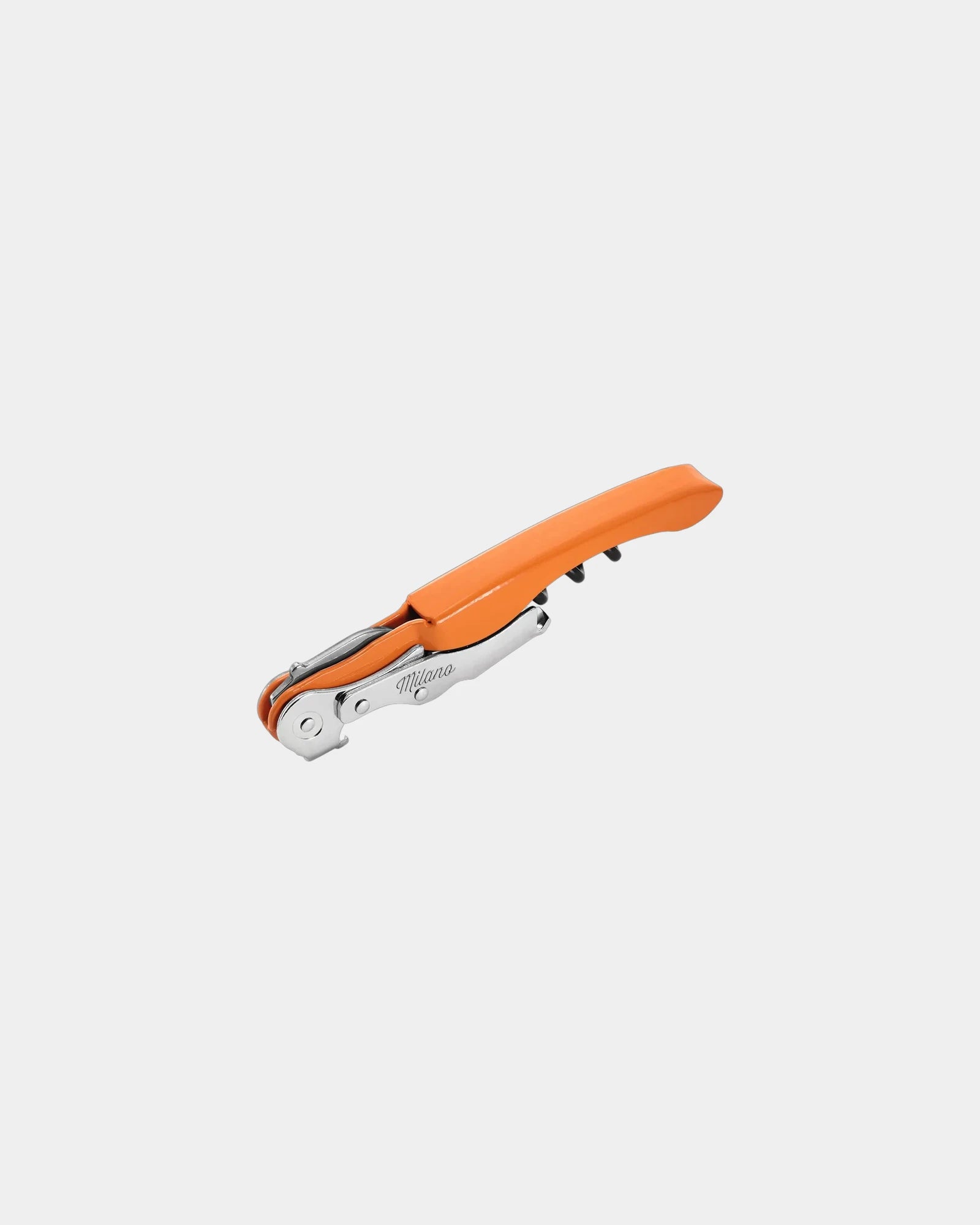 Custom stainless steel Milano Plus corkscrew - Orange
