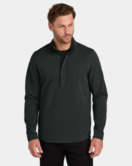 Custom stretch half-zip pullover for teams - Black