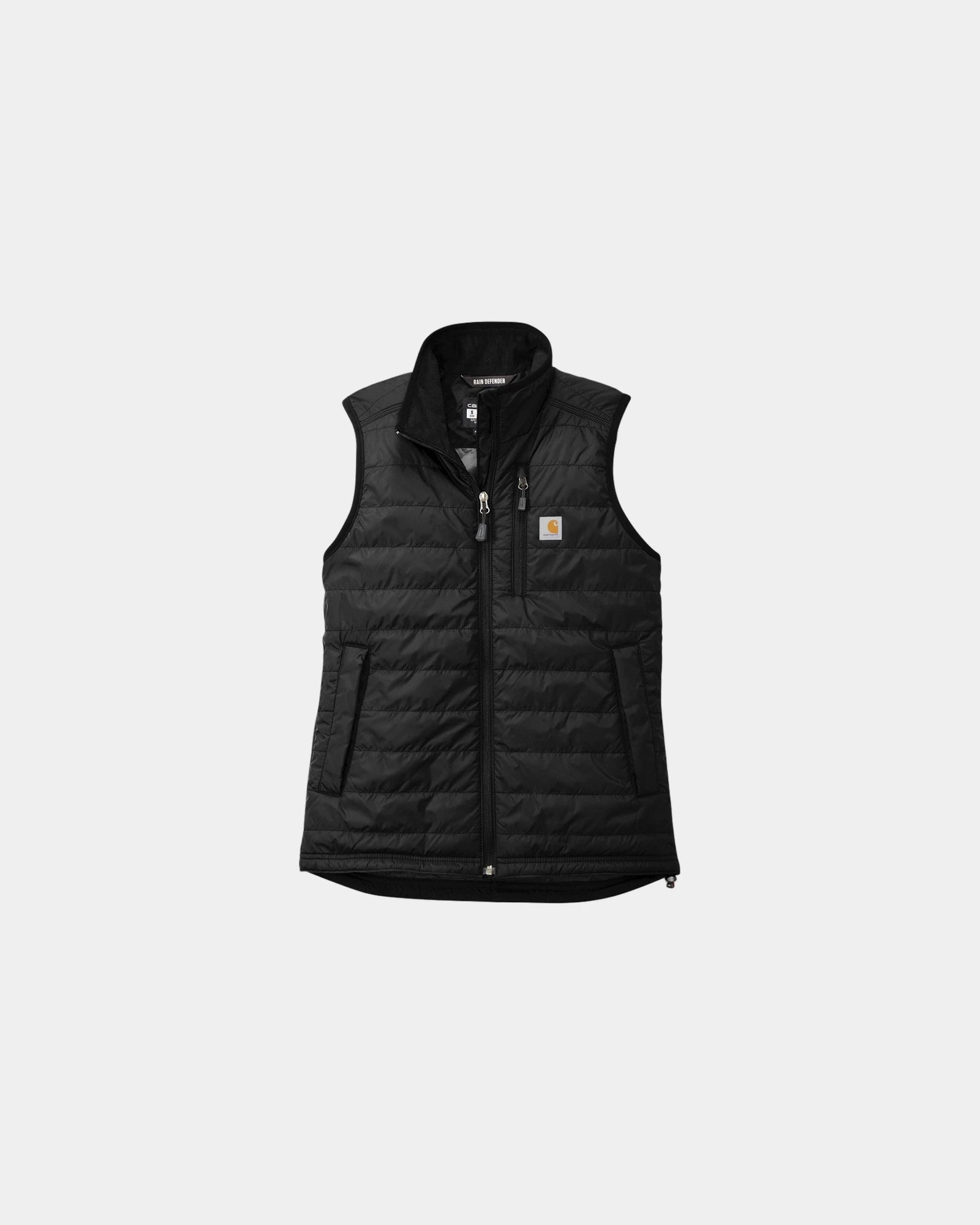 Custom water-repellent nylon Carhartt Women's Gilliam vest - Black