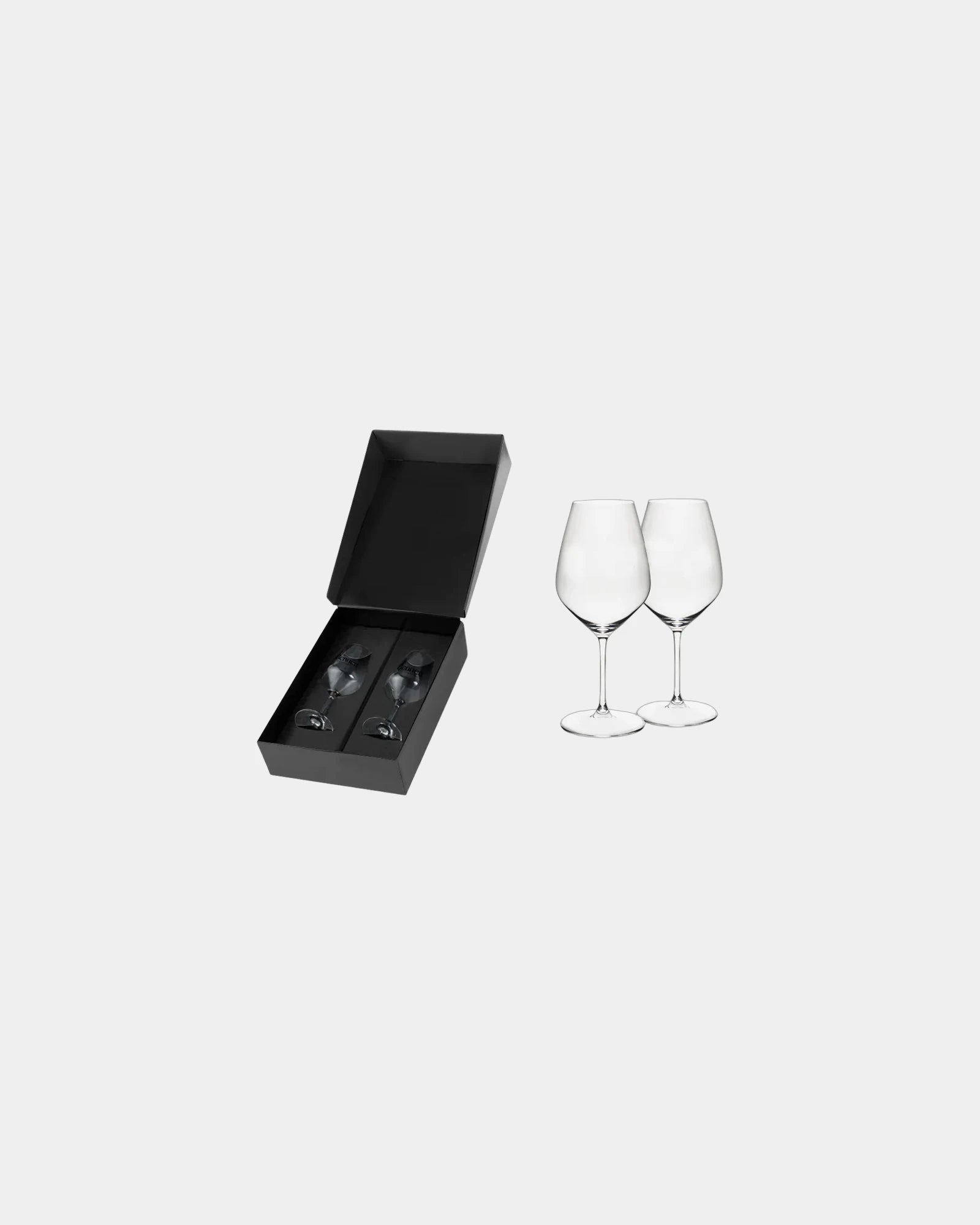 Custom 22-oz twin wine glass gift set front print - 1
