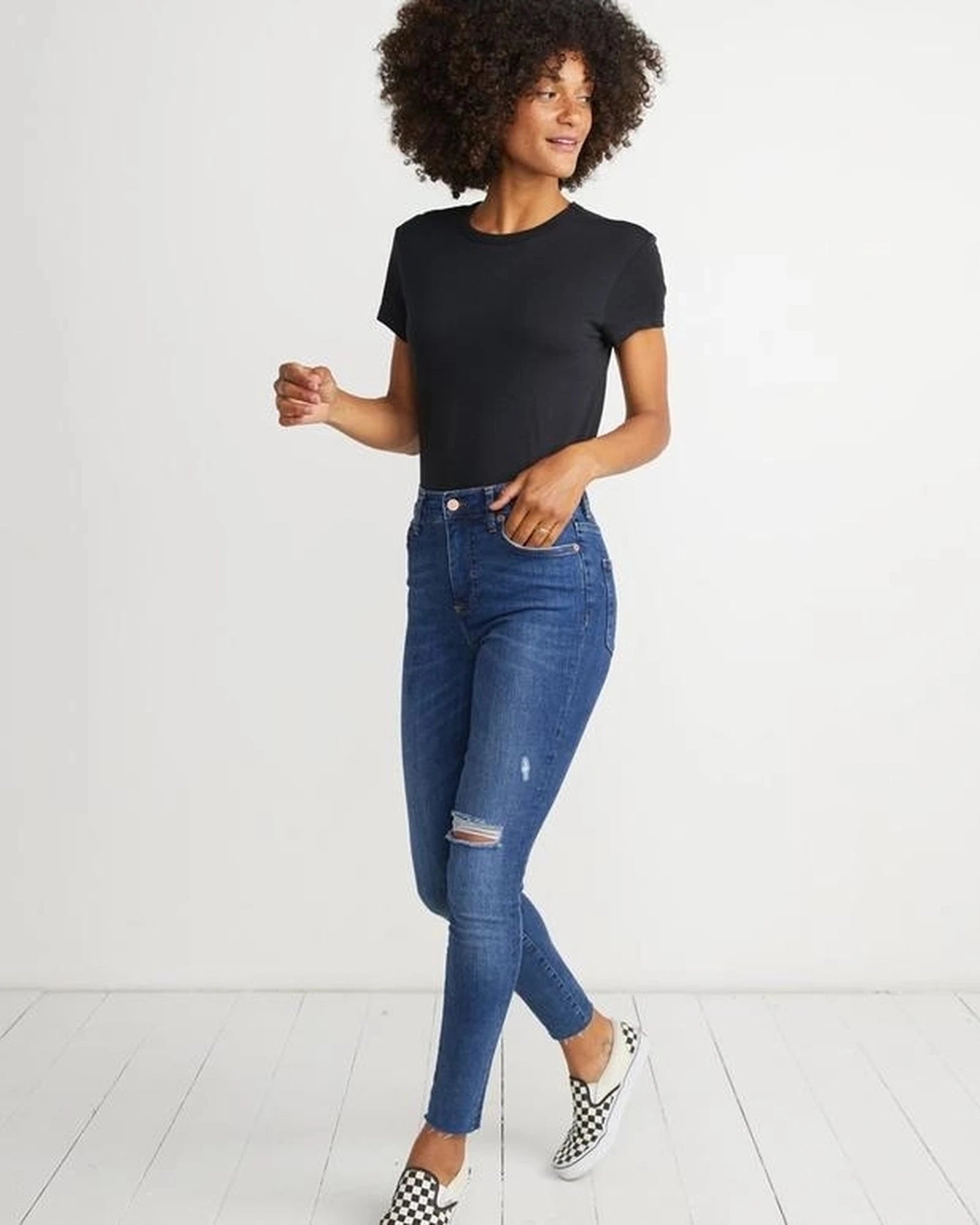 Custom soft women's crew neck t-shirt for teams - 2
