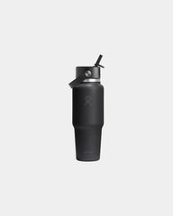 Custom Hydro Flask 32 oz Wide Mouth Travel Bottle - Black