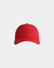 Custom recycled polyester performance cap UPF 50+ - True Red