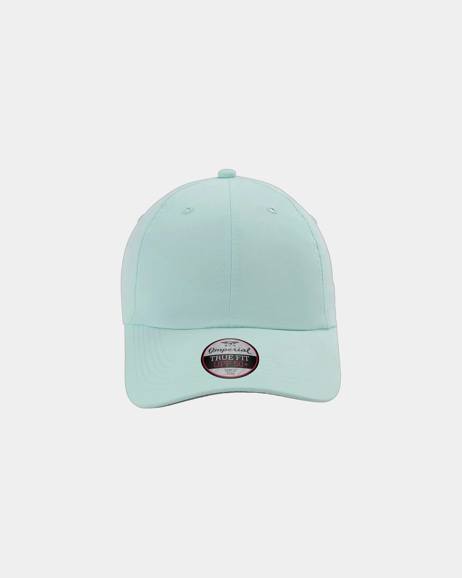 Custom recycled polyester performance cap UPF 50+ - Robins Egg